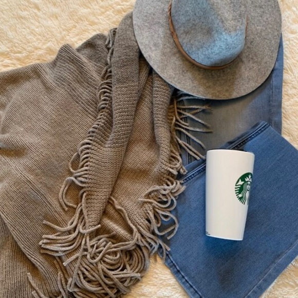 New Cozy Shawl Collar Blanket Cardigan Sweater - Wrap Poncho Top - Picture 4 of 7